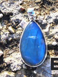 Blue Fire Labradorite Pendants