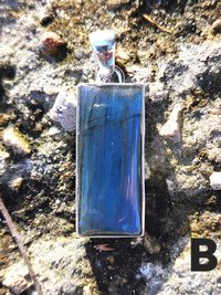 Blue Fire Labradorite Pendants