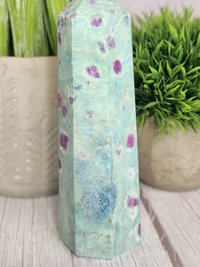Ruby in Fuchsite Tower #6