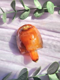 Carnelian Turtle Carving #4