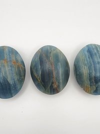 Blue Onyx Palm Stones