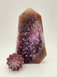 Amethyst Agate Ornament #2