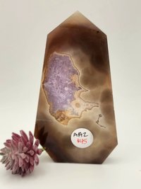 Amethyst Agate Ornament #2