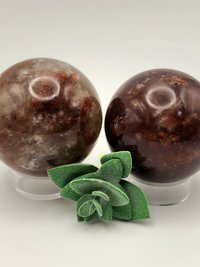 Fire Quartz/Garden Quartz Spheres