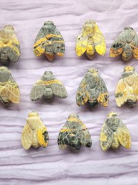 Bumble Bee Jasper Bee Carvings 