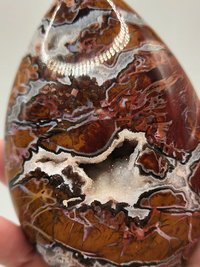Druzy Brecciated Jasper Flame #4