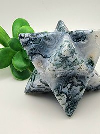 Moss Agate Merkaba #1