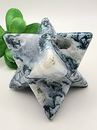 Moss Agate Merkaba #1