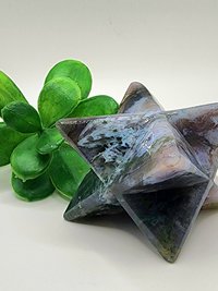 Moss Agate Merkaba #2