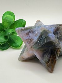 Moss Agate Merkaba #2