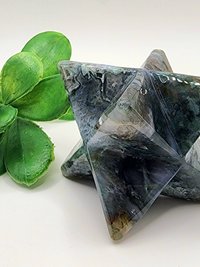 Moss Agate Merkaba #4