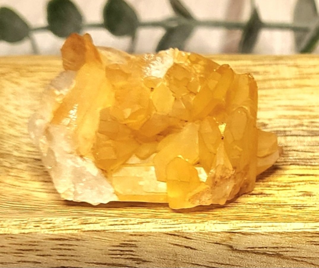 Tangerine Quartz Clusters