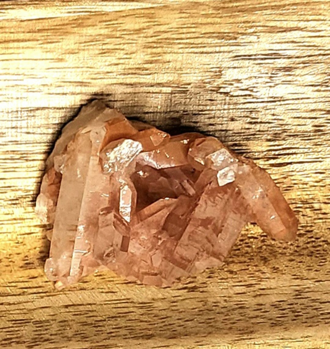 Tangerine Quartz Clusters