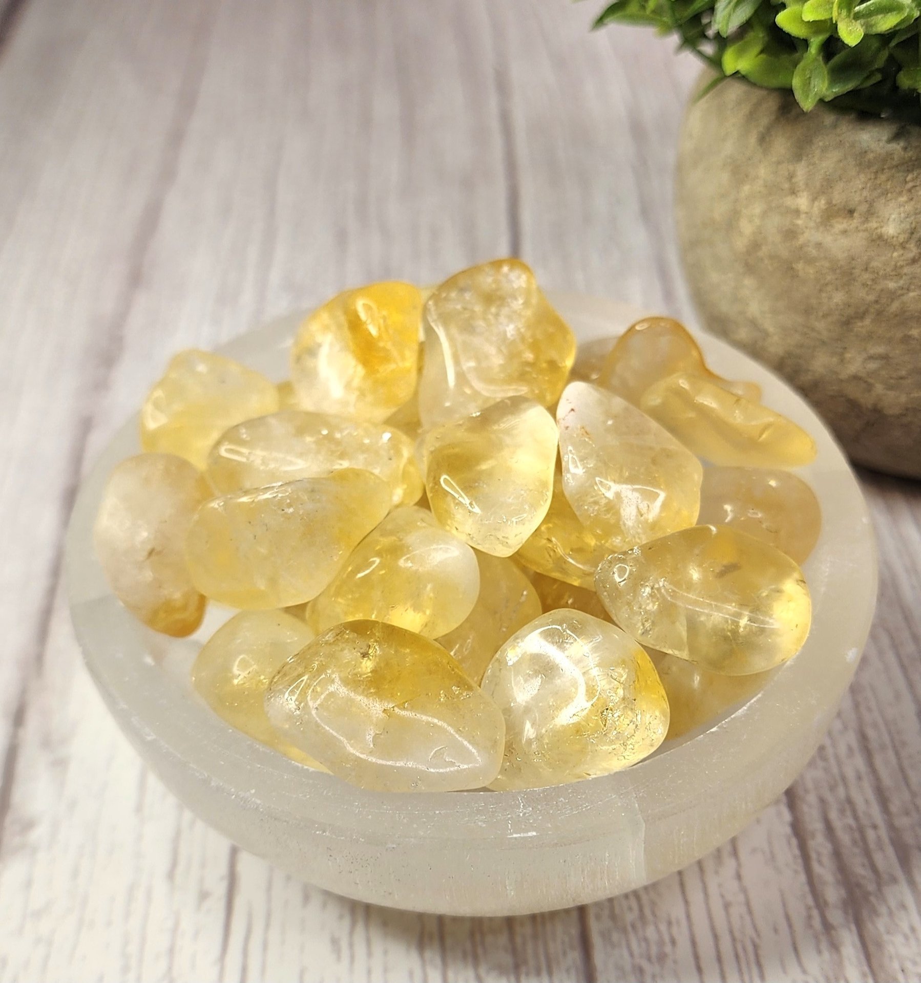 Citrine Tumbles (Heat Treated Amethyst) -  Small