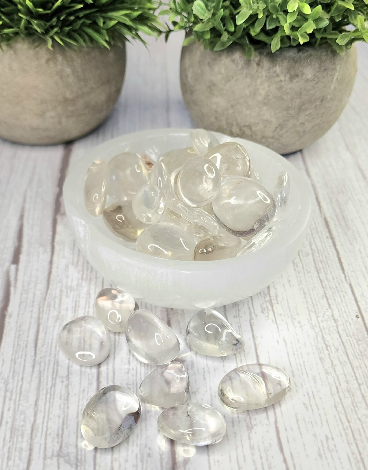 Clear Quartz Tumbles-Small