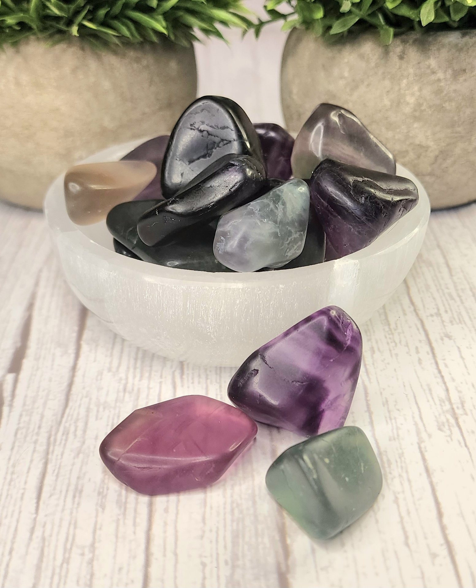 Fluorite Tumbles