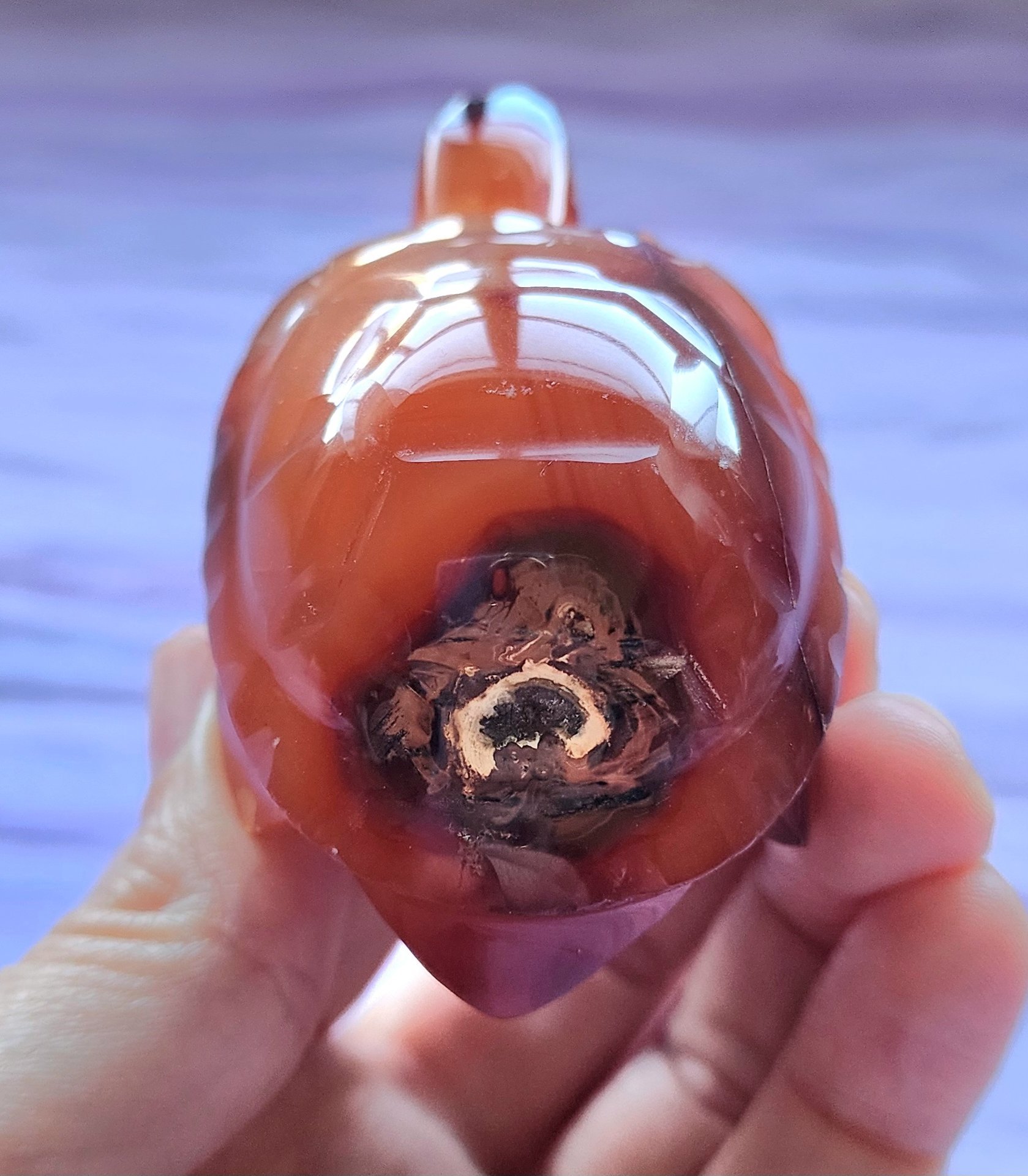 Carnelian Turtle Carving #4