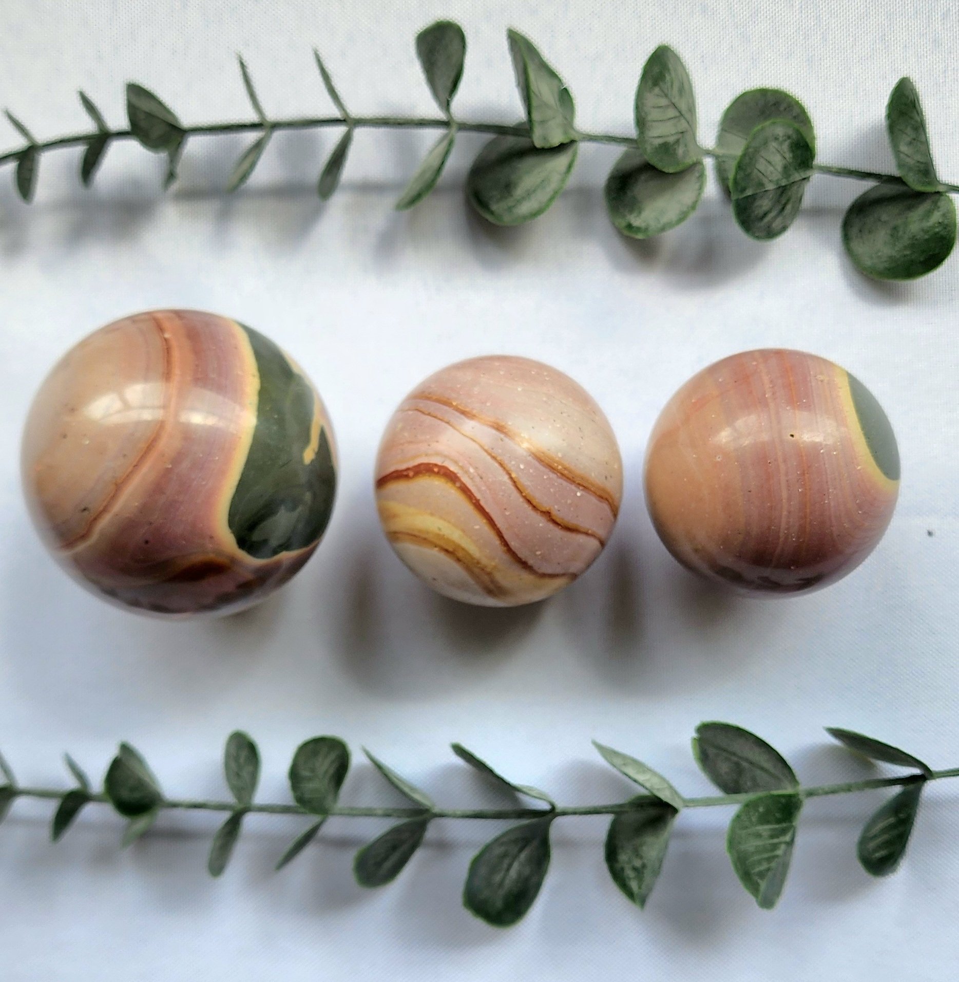 Polychrome Jasper Spheres
