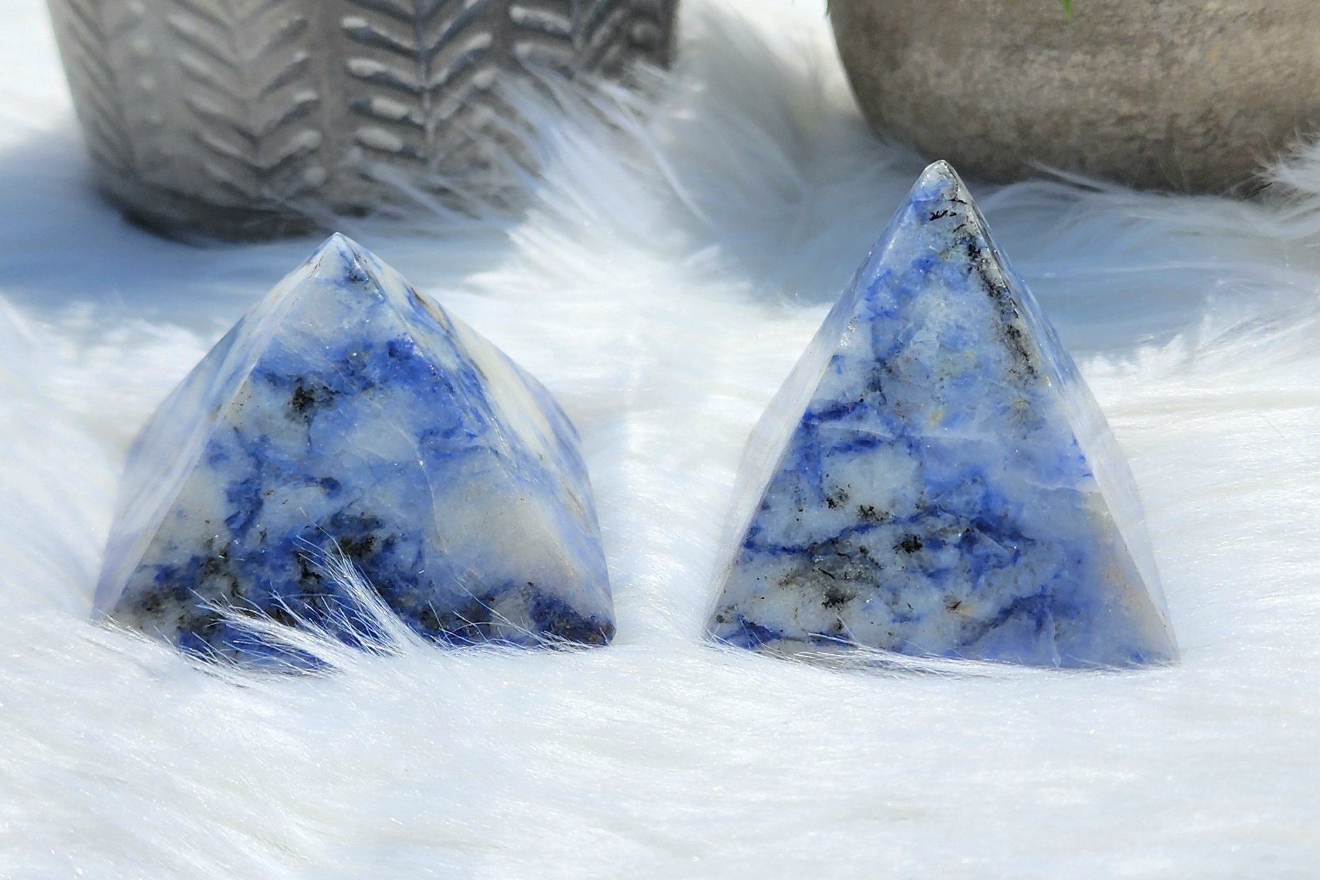 Afghanite Pyramids