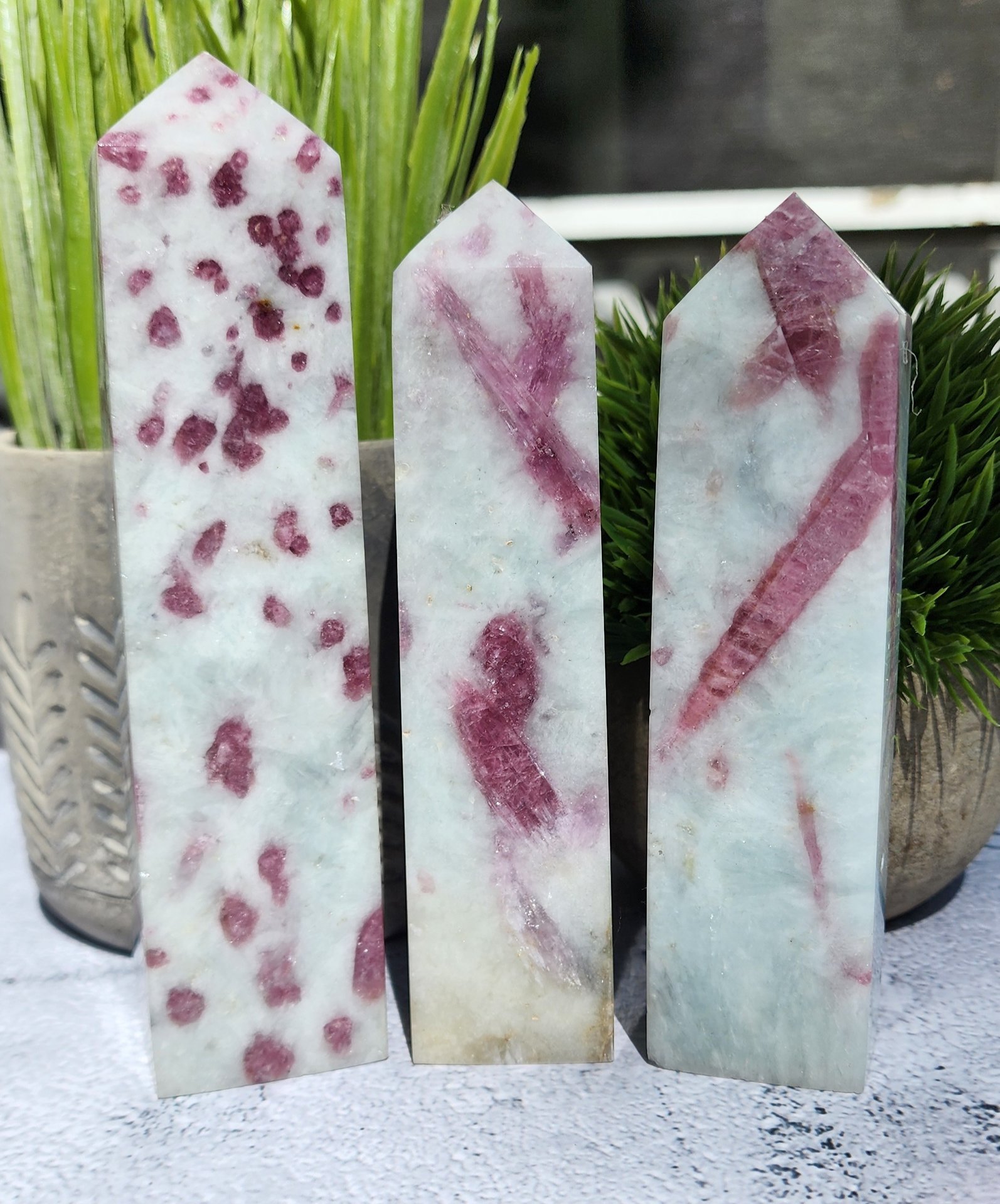 Pink Tourmaline Towers