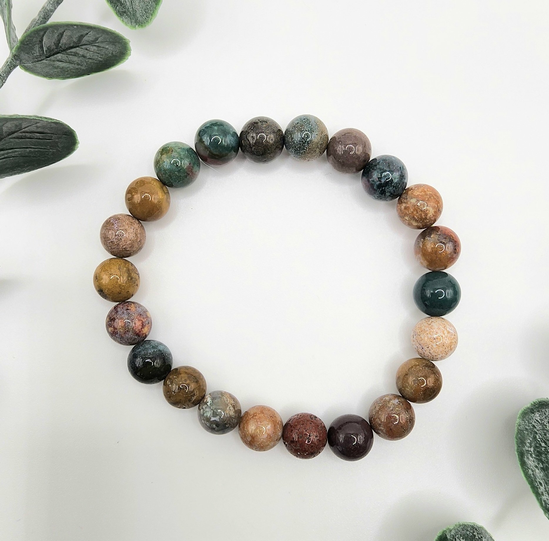 Ocean Jasper Bracelets- 8mm