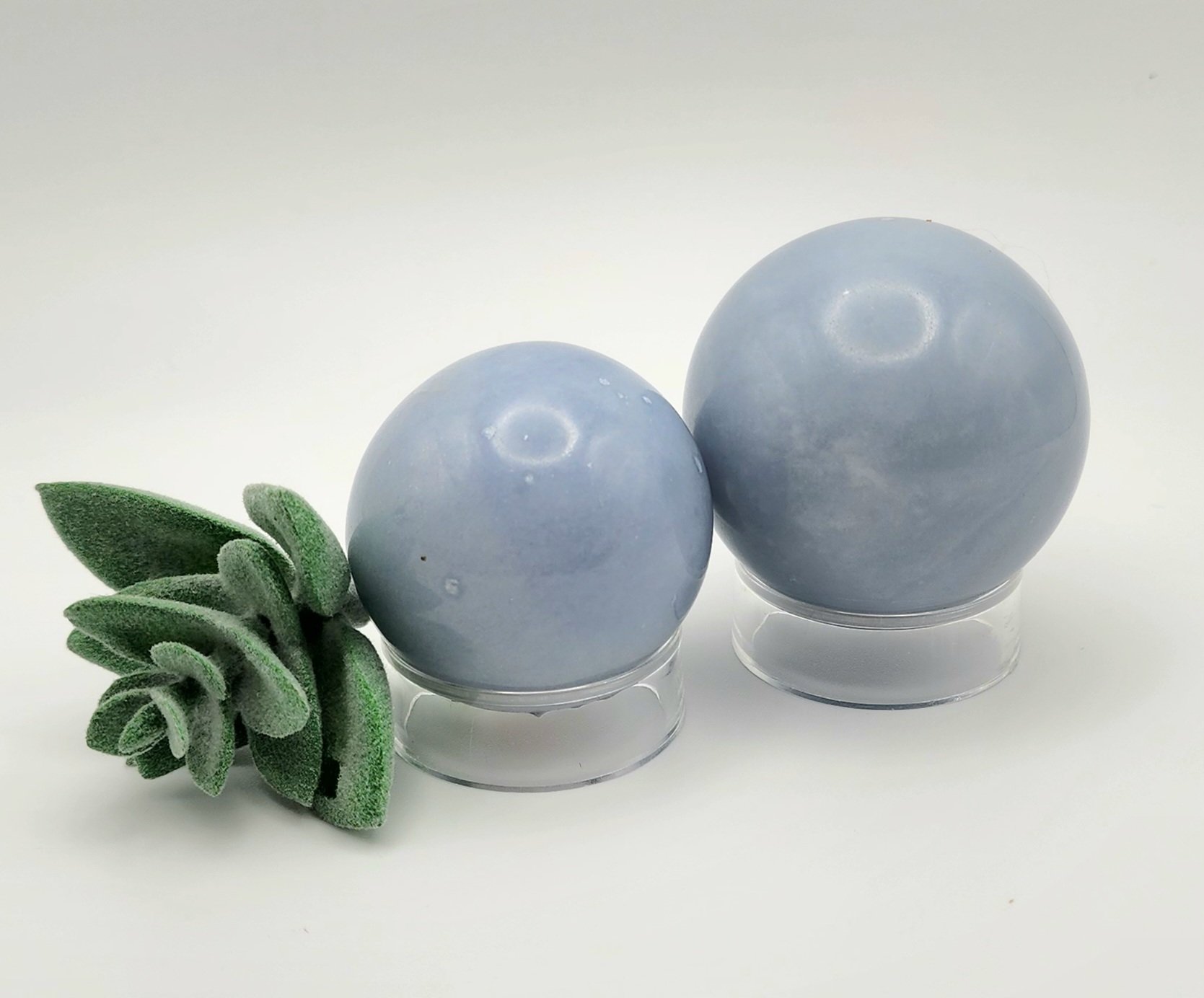 Mini Angelite Spheres