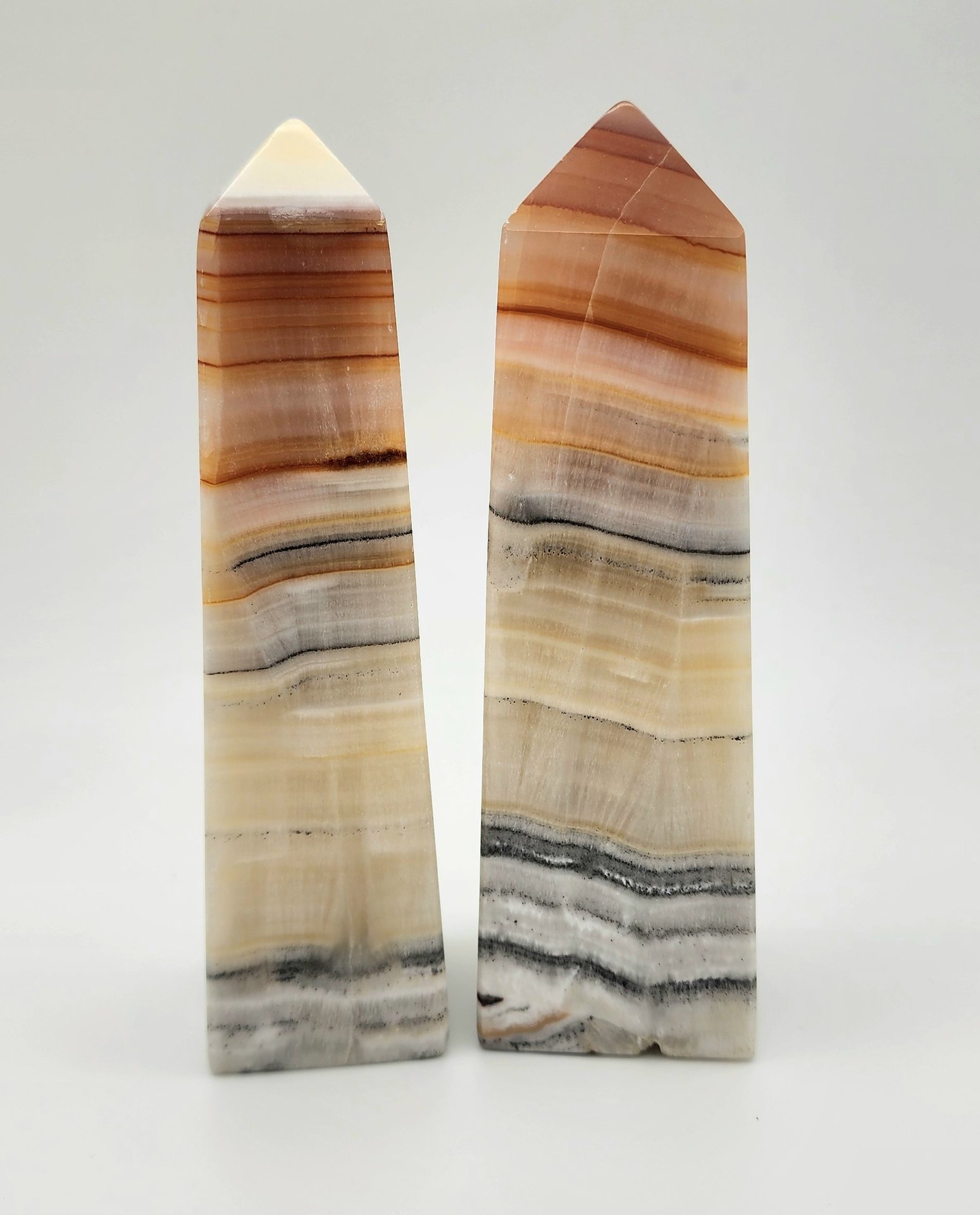 Banded Calcite Towers