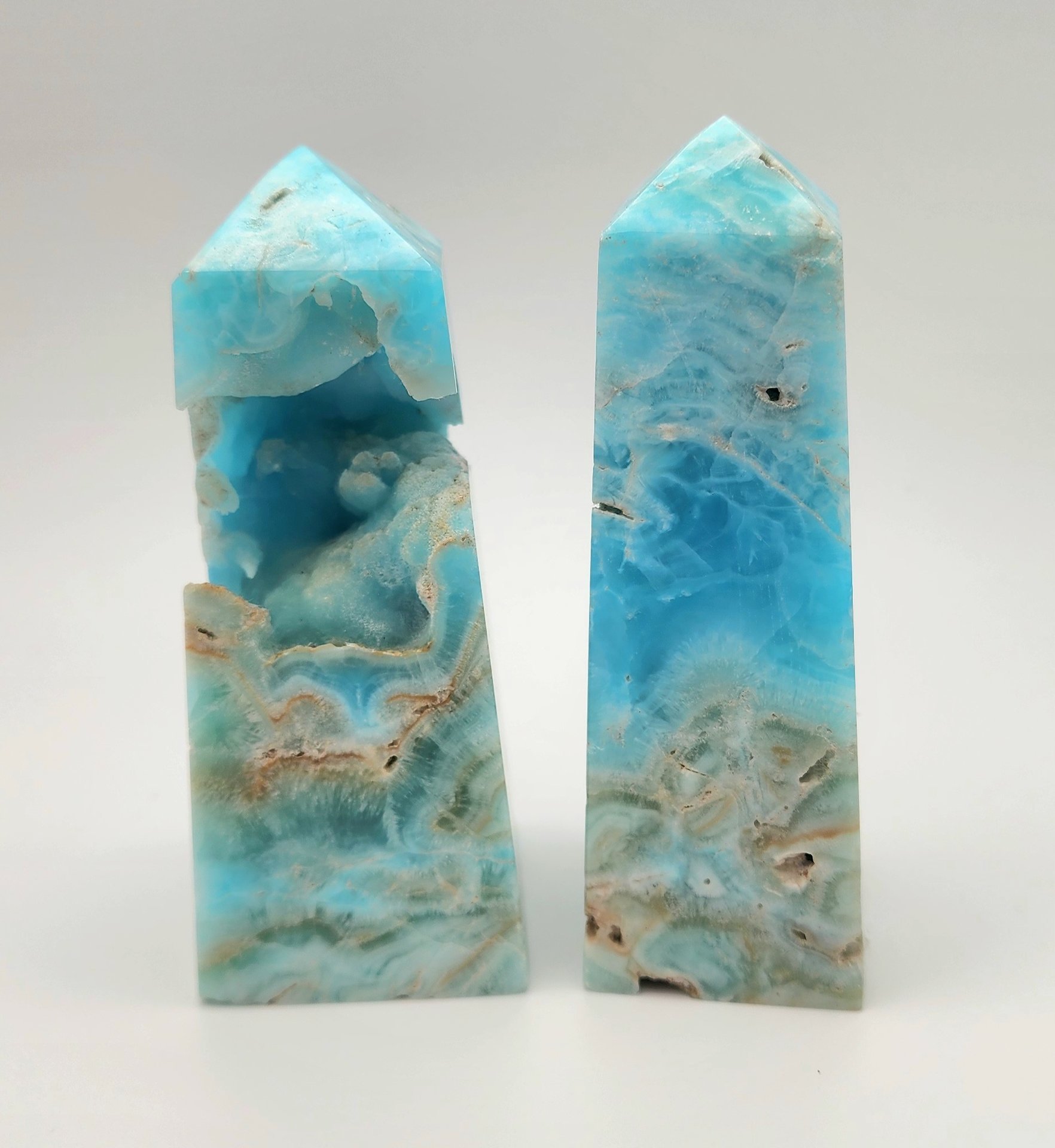 Blue Aragonite Towers