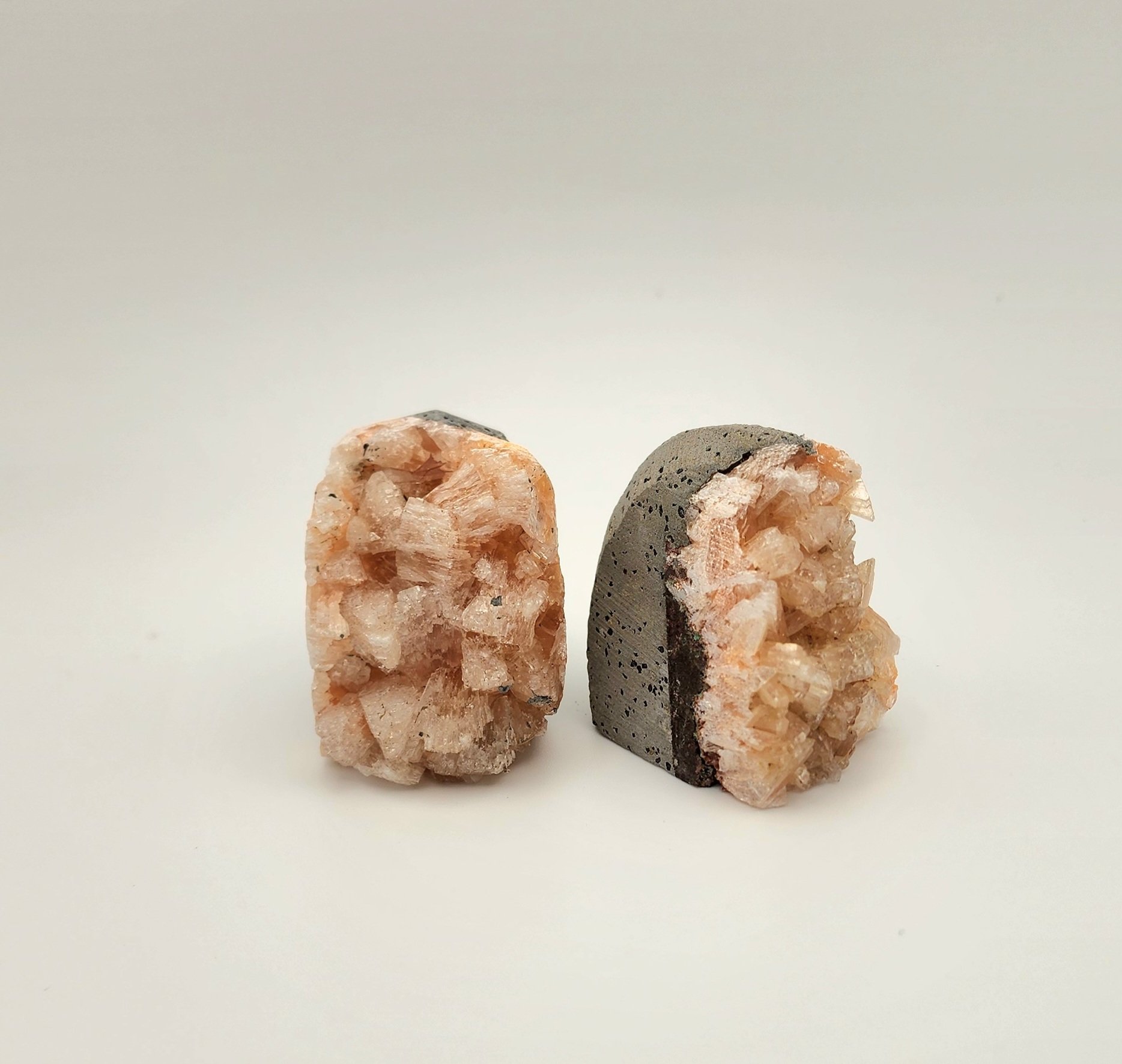 Orange Apophyllite Clusters 