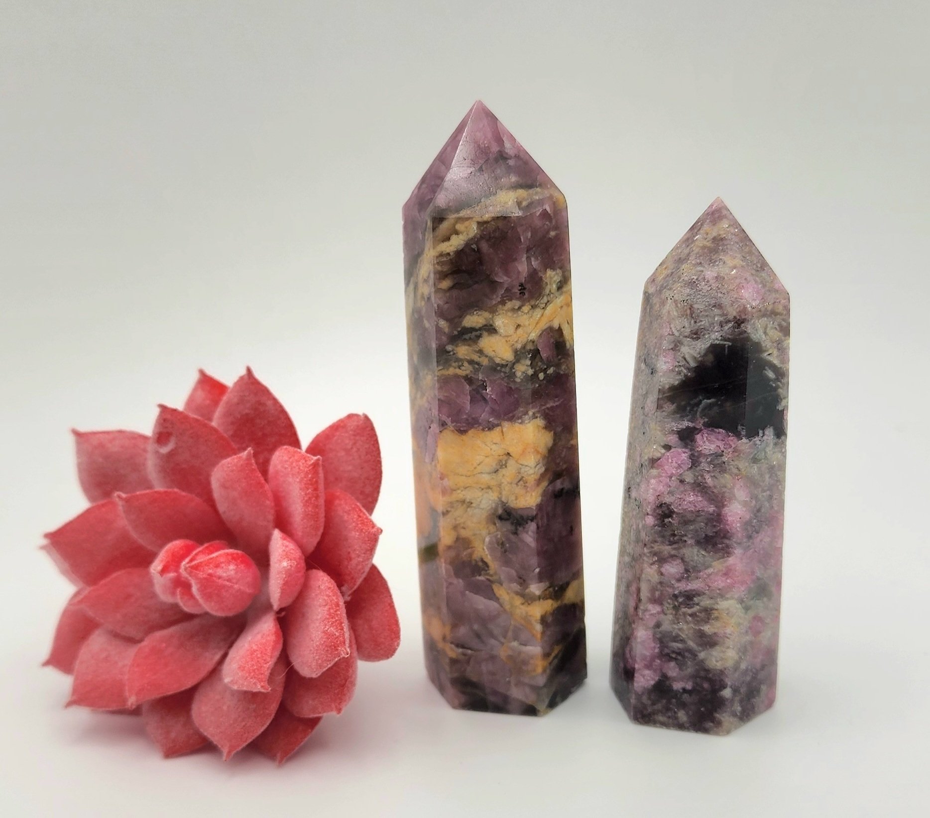 Pink Tourmaline Points