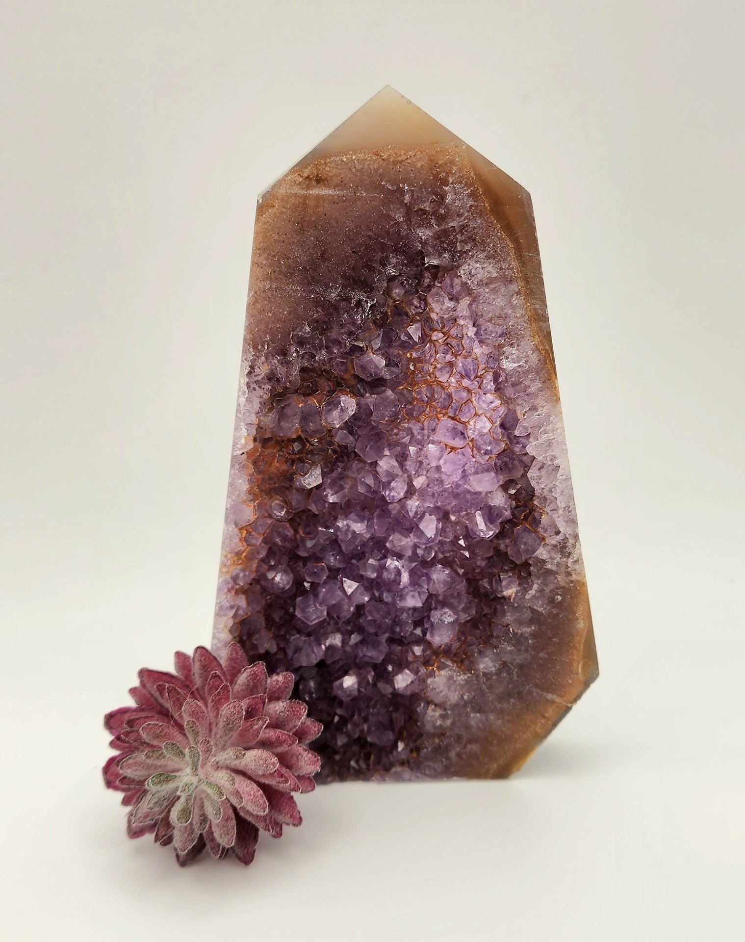 Amethyst Agate Ornament #2