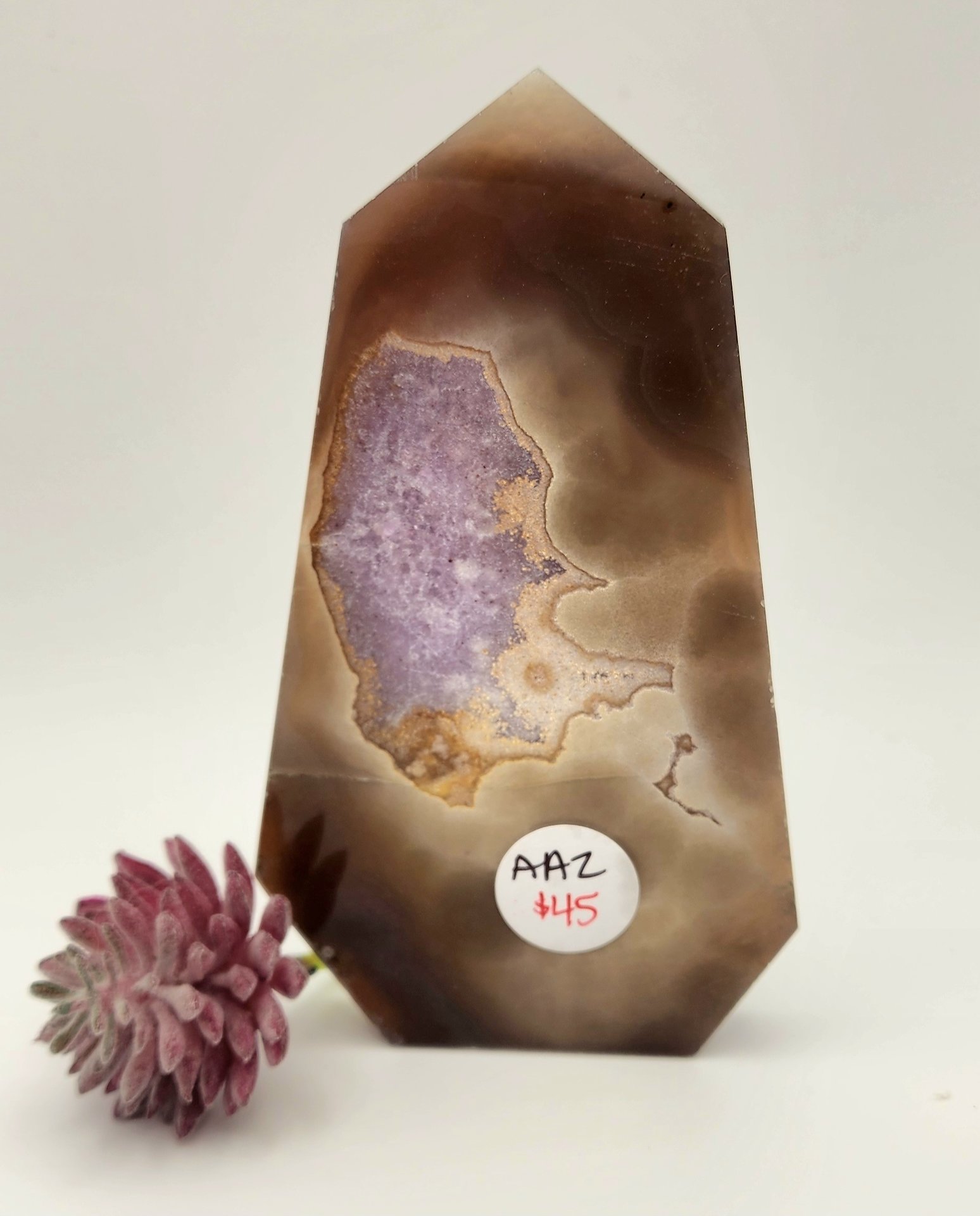 Amethyst Agate Ornament #2