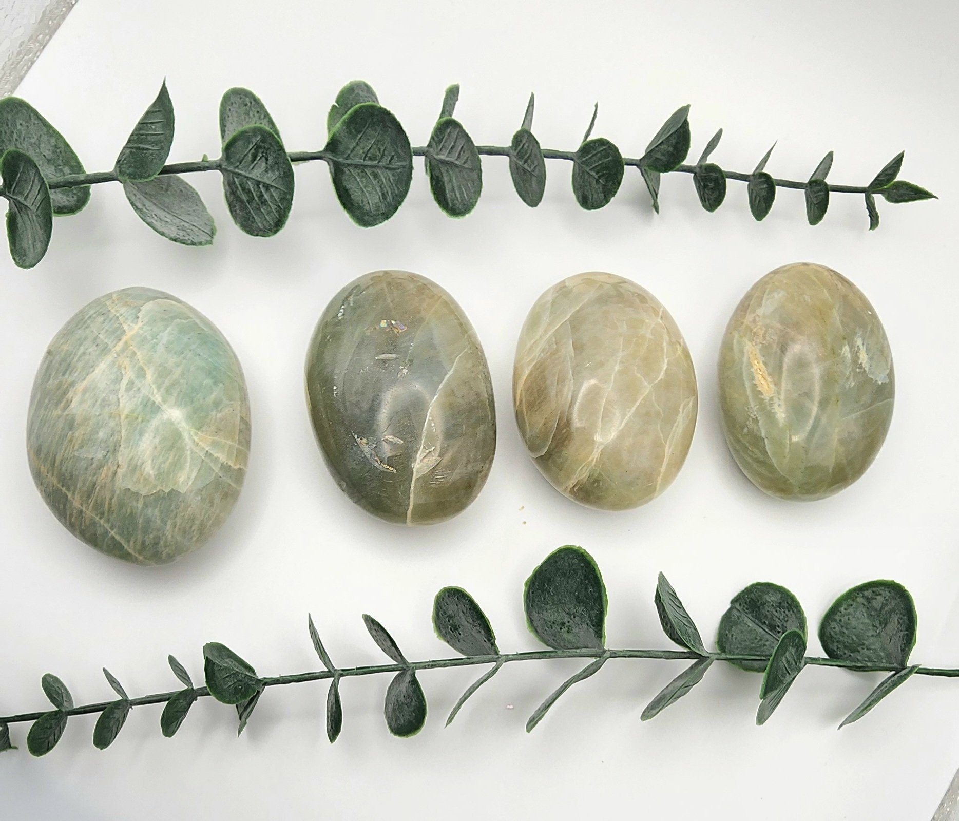 Green Moonstone Palms
