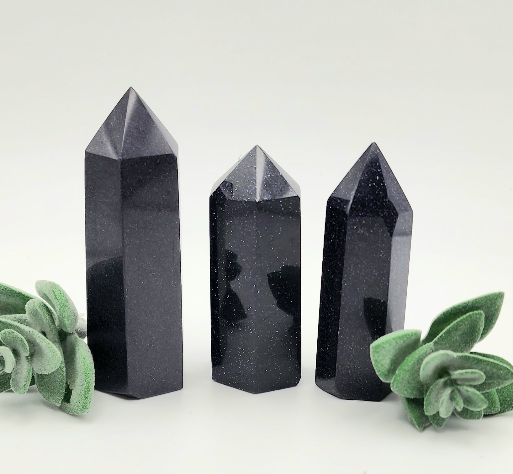 Blue Goldstone Points