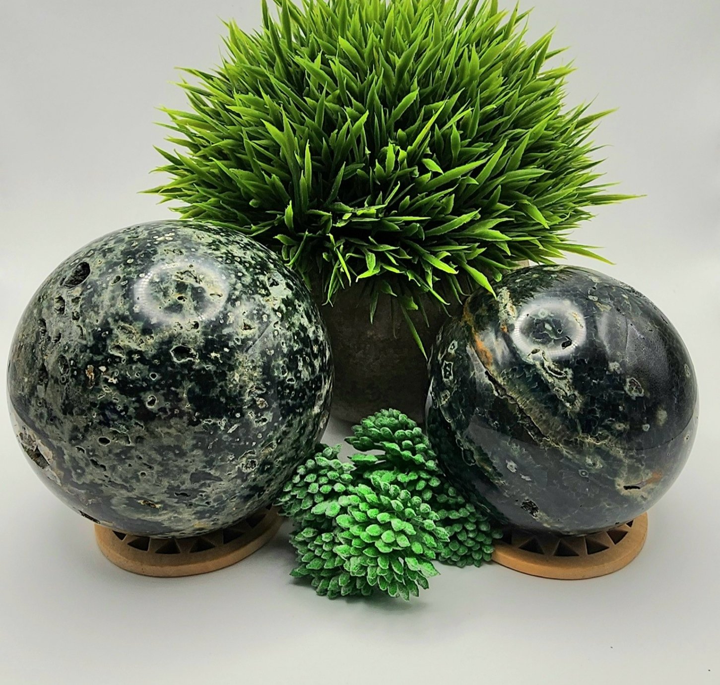 Ocean Jasper Spheres