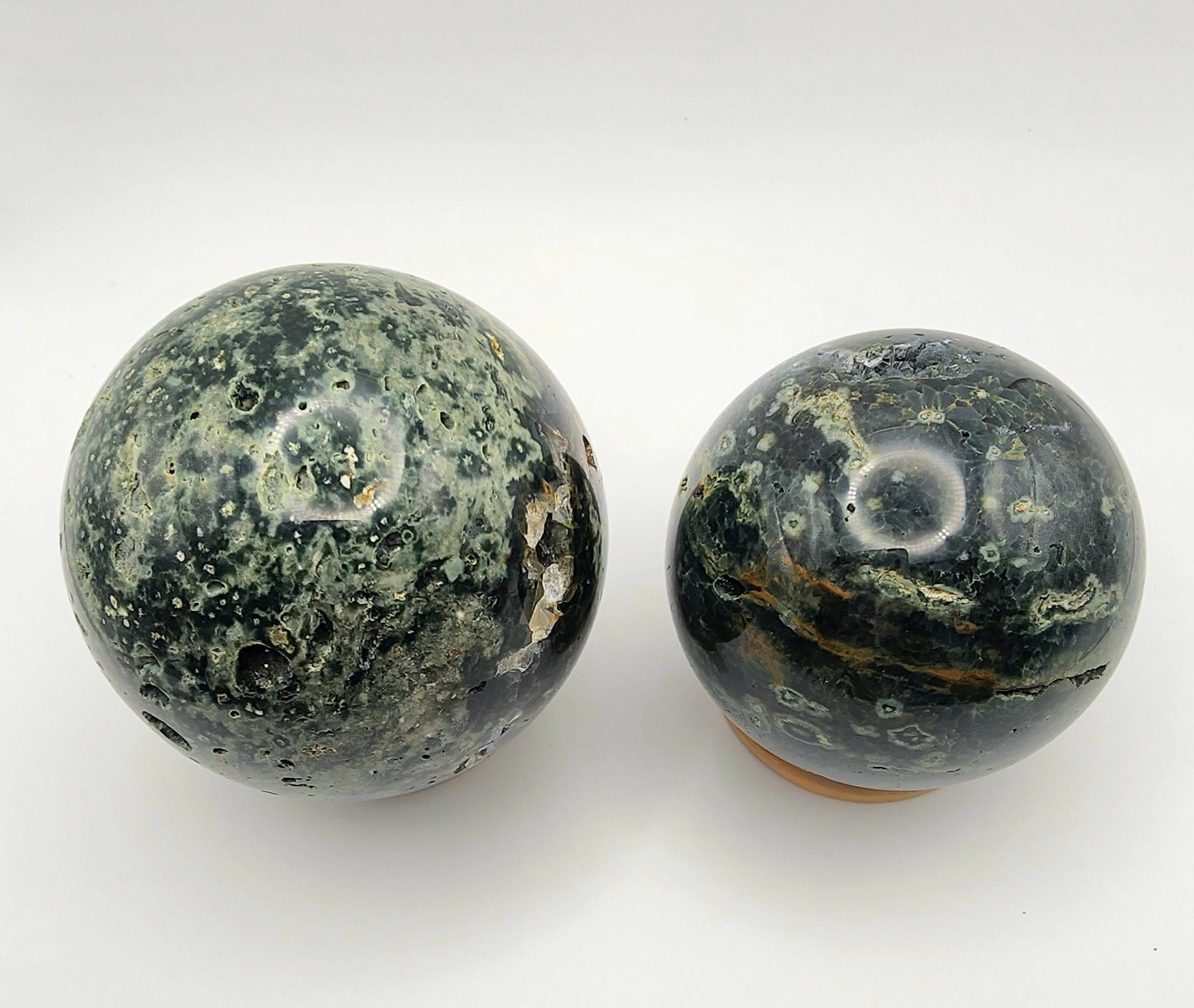 Ocean Jasper Spheres