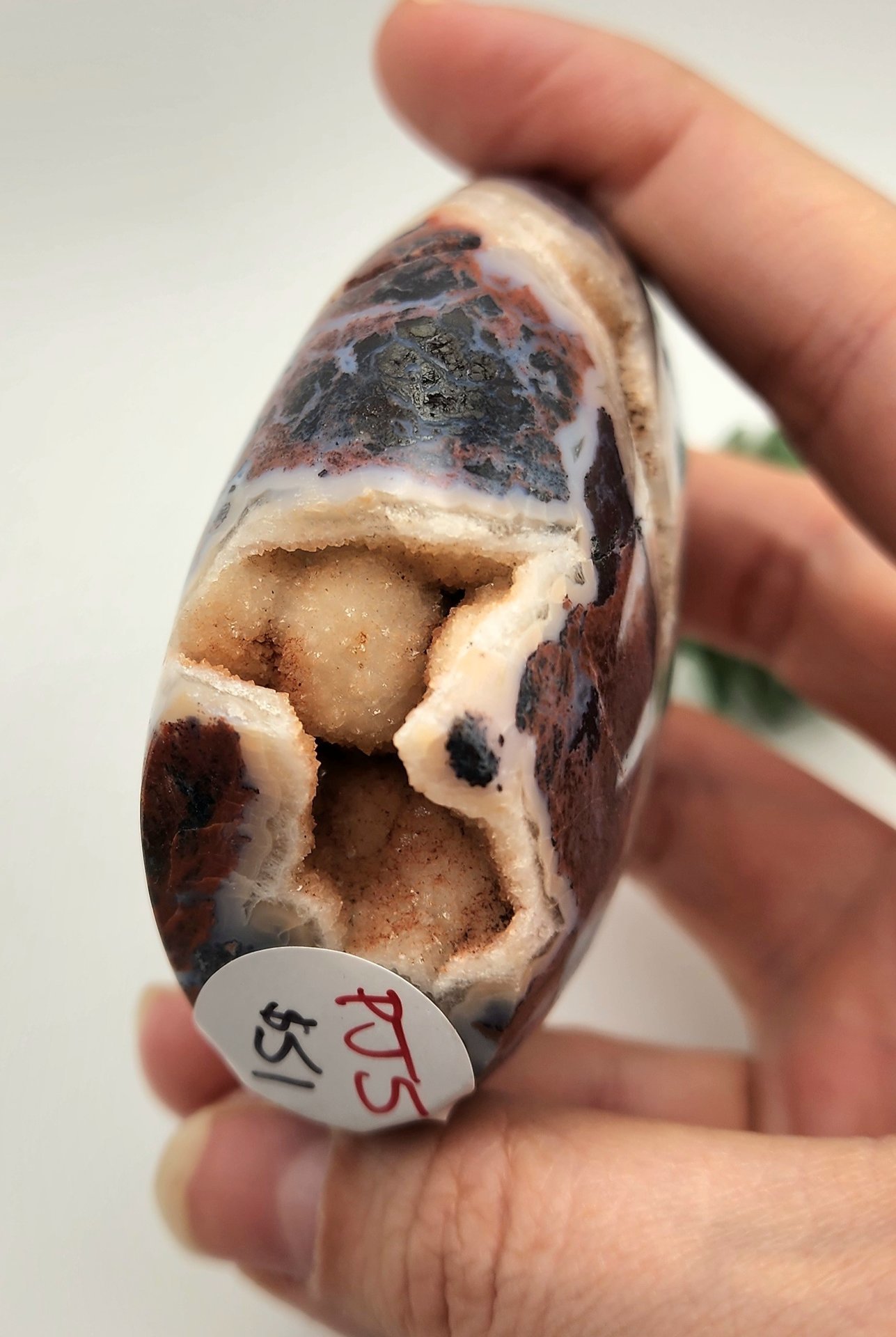 Druzy Brecciated Jasper Flame #5