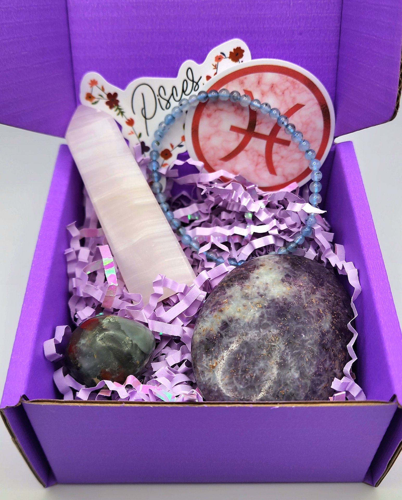 Pisces Zodiac Crystal Box
