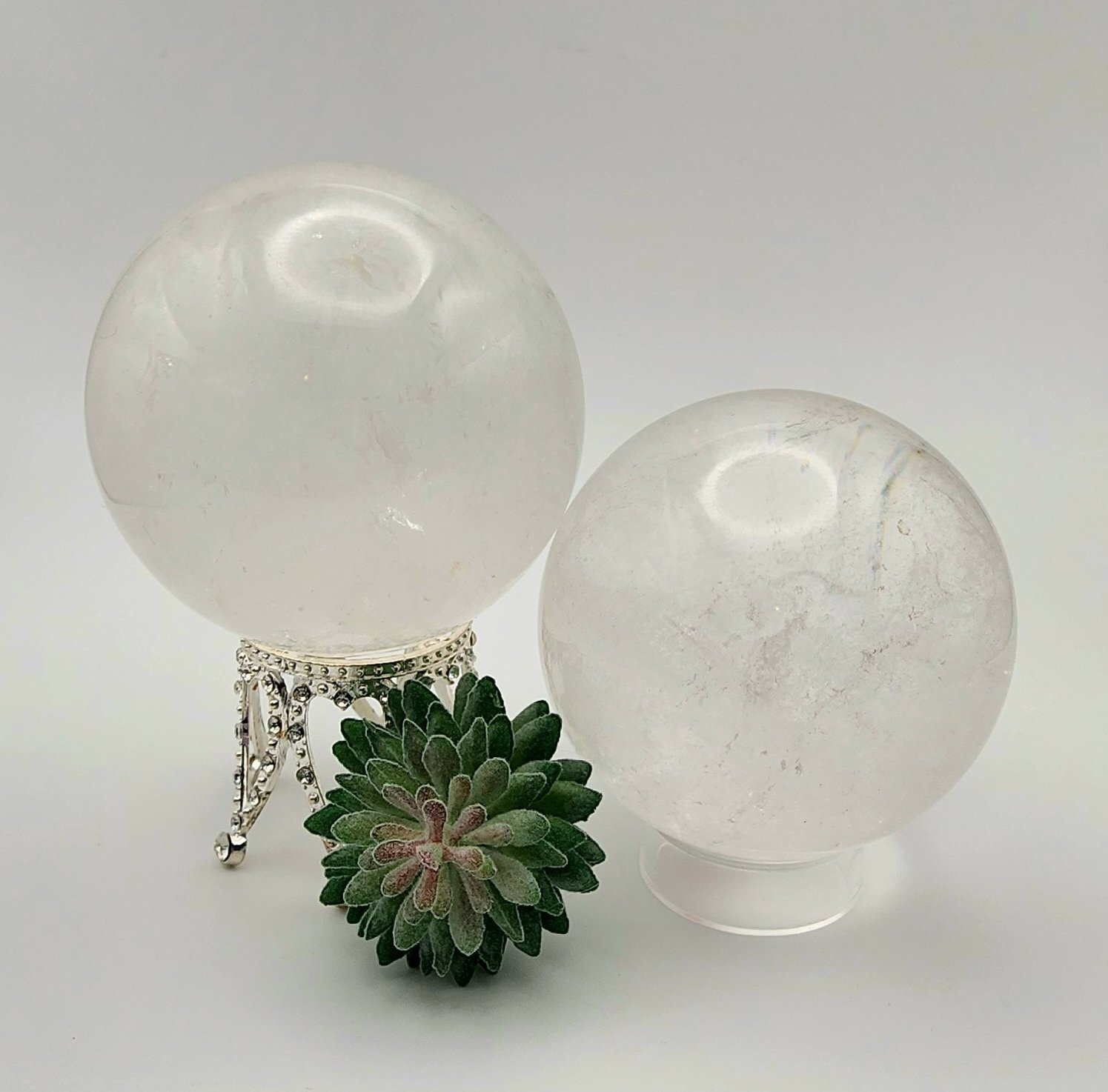 Clear Quartz Spheres