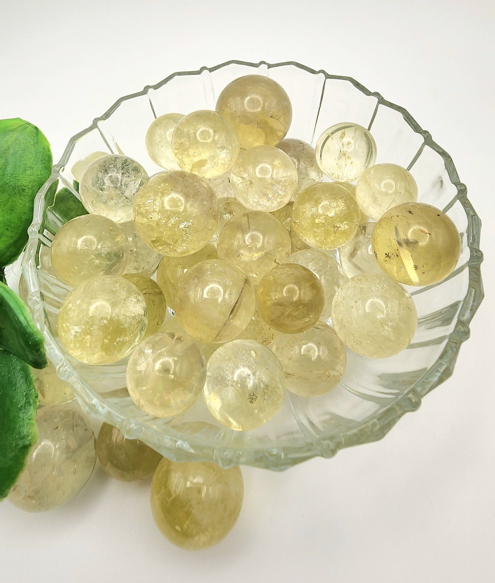 Natural Citrine Mini Spheres