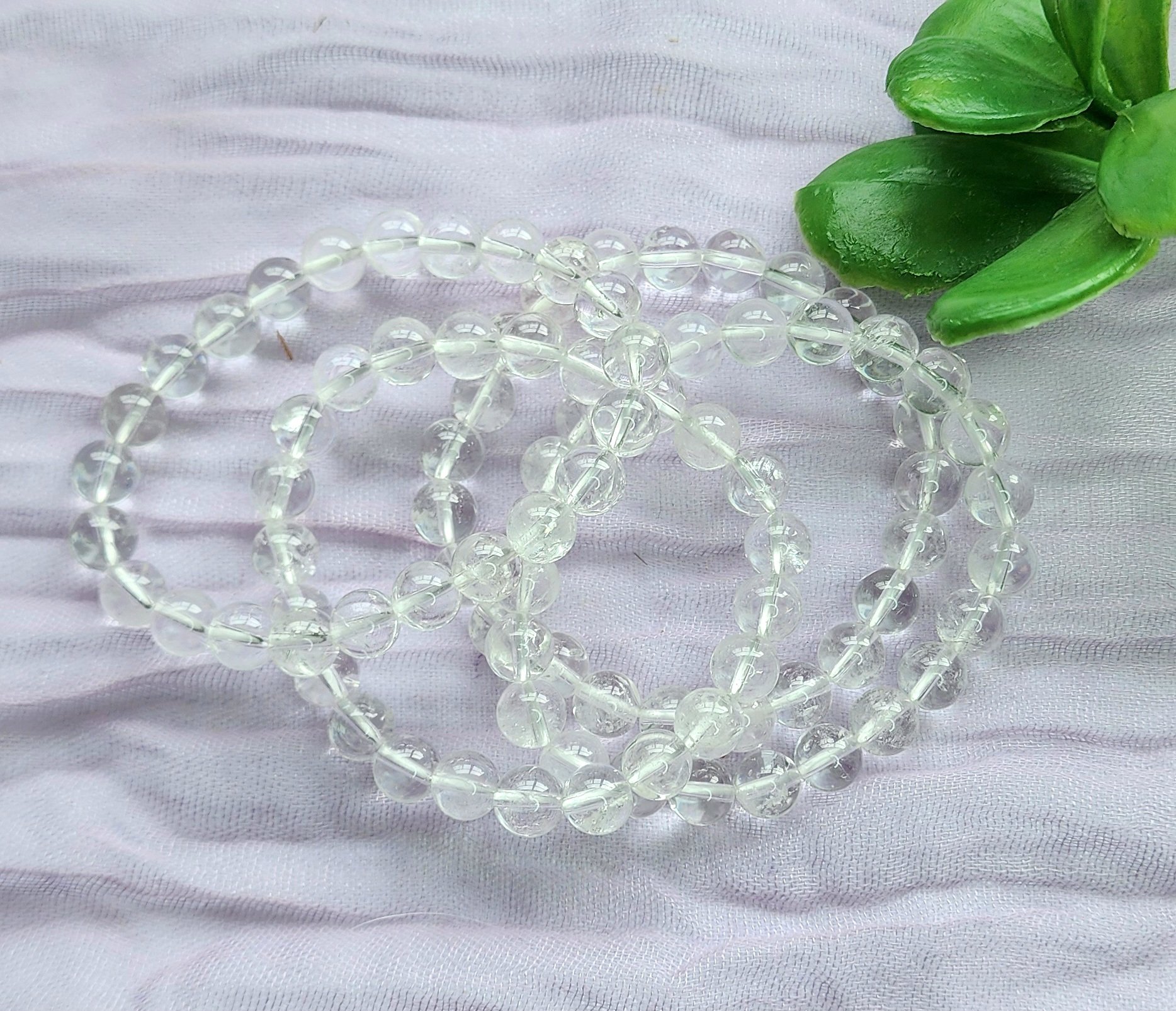 Clear Quartz Bracelets-8mm