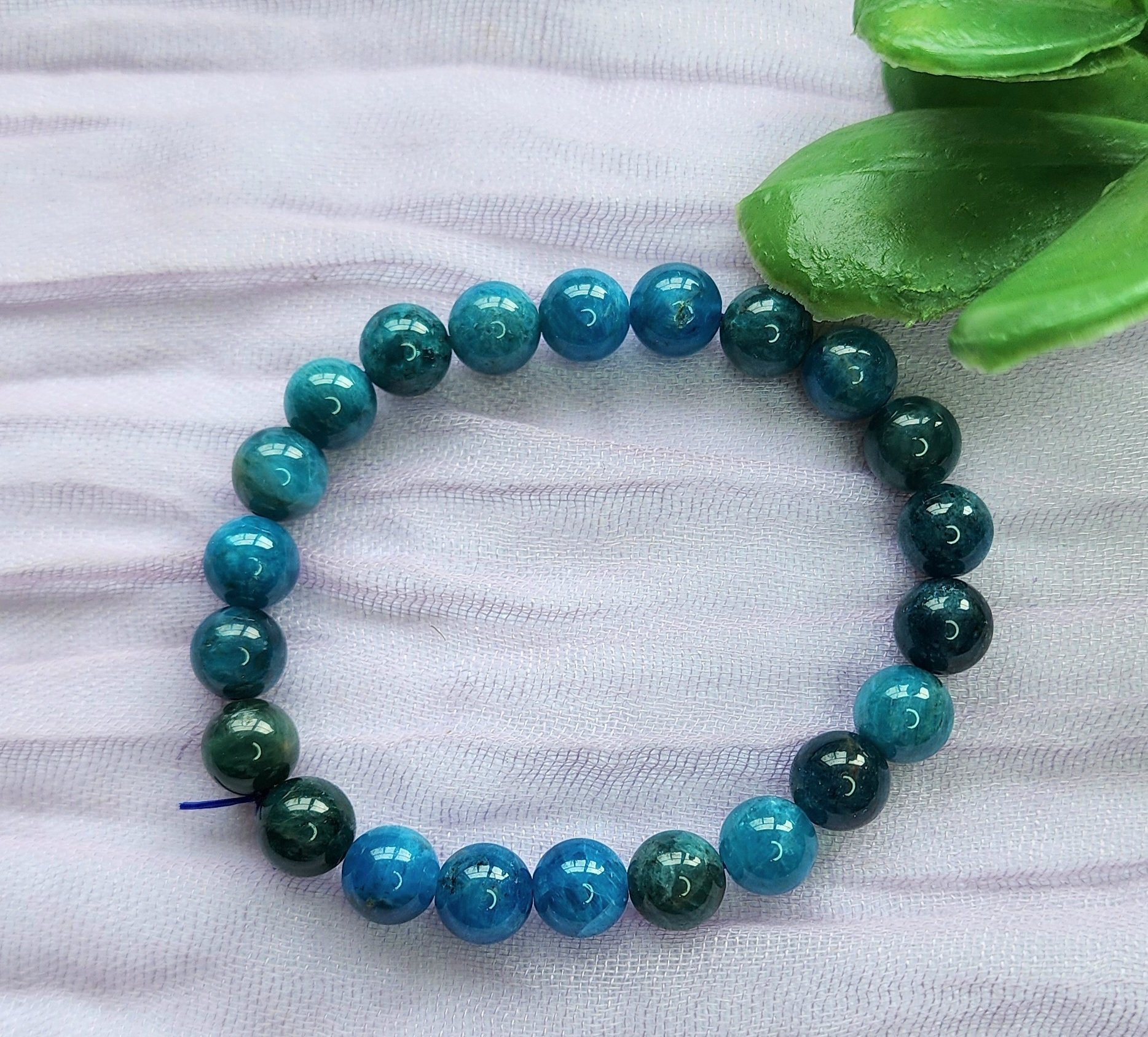 Blue Apatite Bracelets-8mm