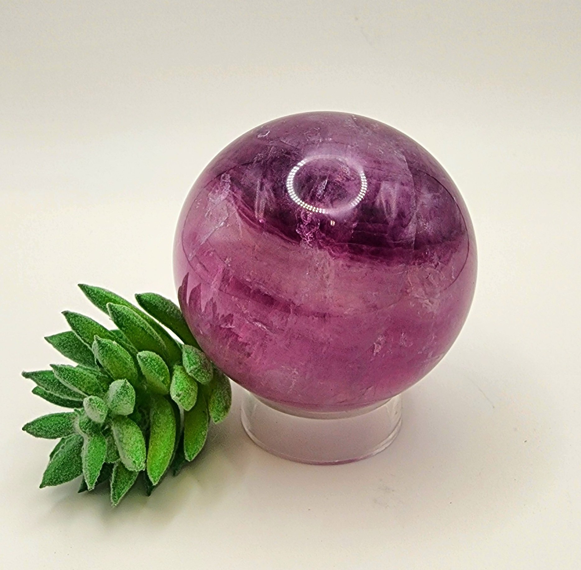 Purple Fluorite Sphere