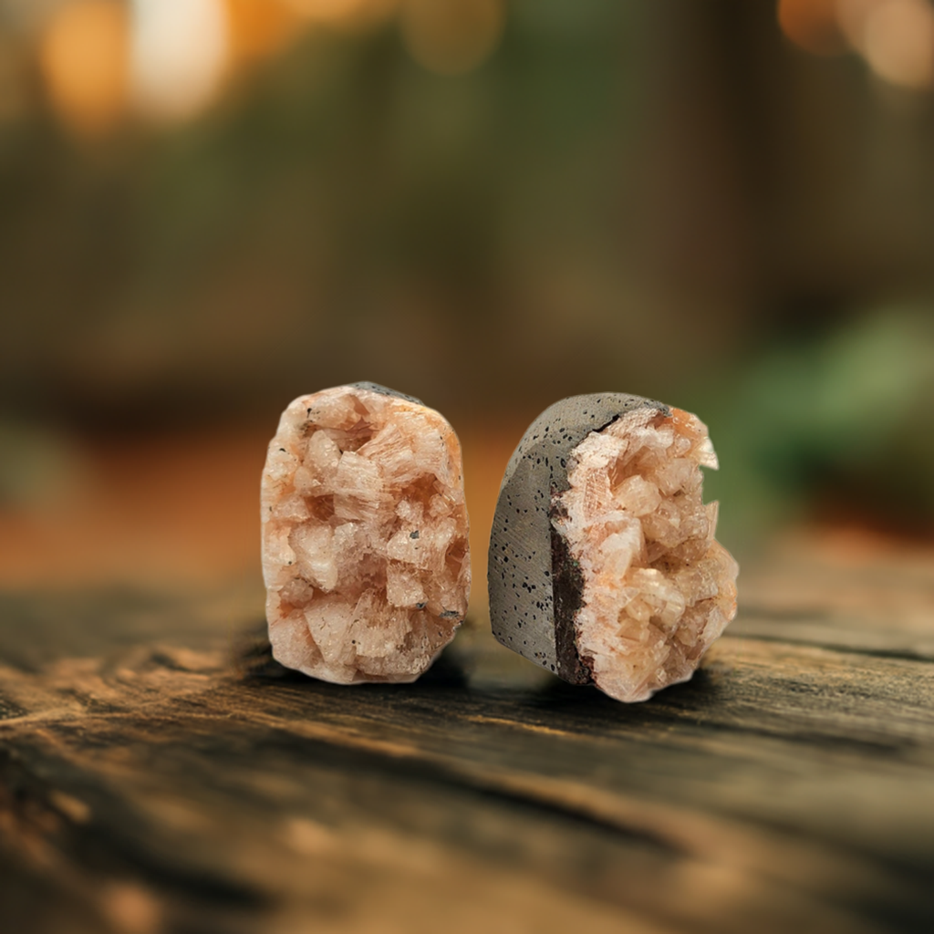 Orange Apophyllite Clusters 