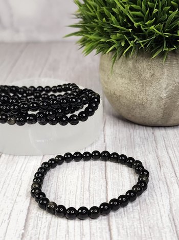 Gold Sheen Obsidian Bracelet - 6mm