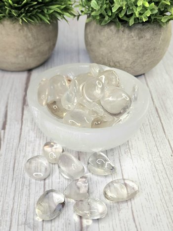 Clear Quartz Tumbles-Small