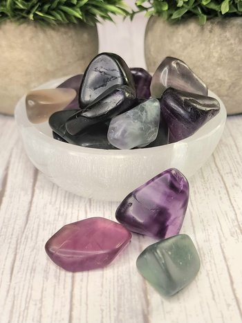 Fluorite Tumbles