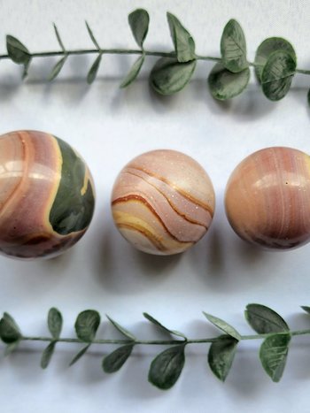 Polychrome Jasper Spheres